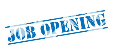 iş beyaz zemin üzerine mavi pul açılış 