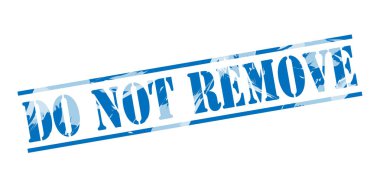 beyaz zemin üzerine mavi pul çıkarmayın 