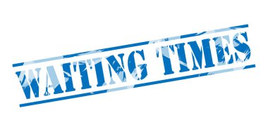 beyaz zemin üzerine mavi pul bekliyor