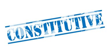 beyaz zemin üzerine kurucu mavi pul