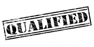 Beyaz arka plan üzerinde nitelikli siyah pul