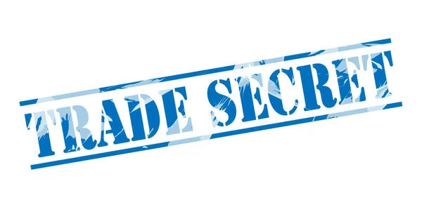 Trade Secret Blue Stamp White Background — Stock Photo, Image