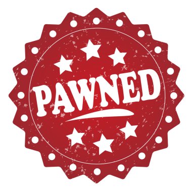 rehinli kırmızı grunge damgası 