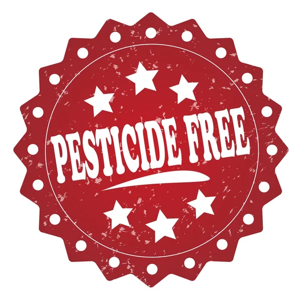 Sello Grunge Libre Pesticidas — Foto de Stock