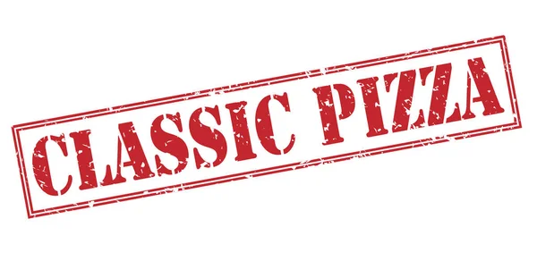 Classic Pizza Grunge Stamp — Stock Photo, Image