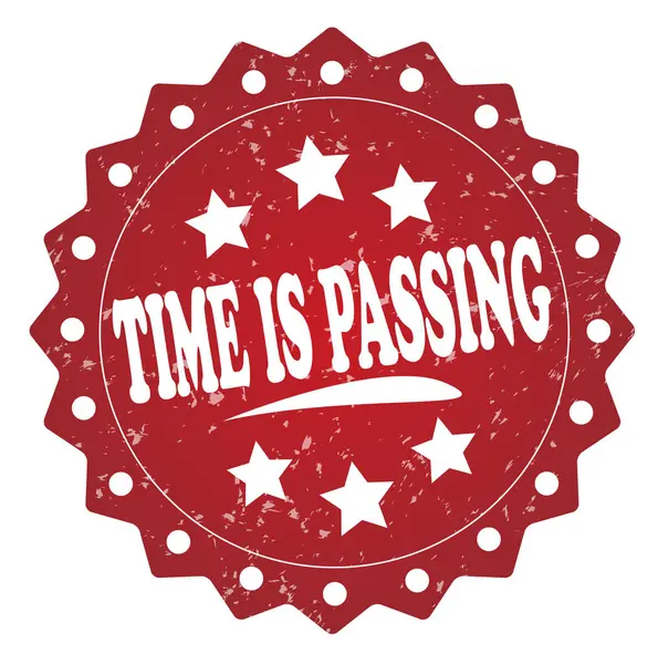 Time Passing Grunge Stamp — Stock Photo, Image