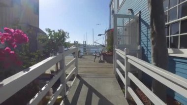 Marina Del Rey, steadicam ile yürüyüş