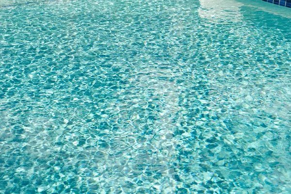 Piscina azul ondulado detalhe da água — Fotografia de Stock