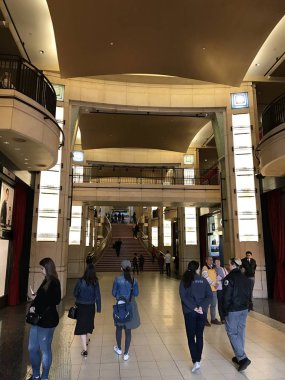 Los Angeles - 21 Şubat: Oscar hazırlıklar 2017 yılında Hollywood, Los Angeles, California Dolby Theater