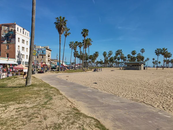 Venice Sahili, Santa Monica, Kaliforniya, ABD - 29 Şubat 2017: Venice Sahili, Santa Monica, Kaliforniya, ABD — Stok fotoğraf