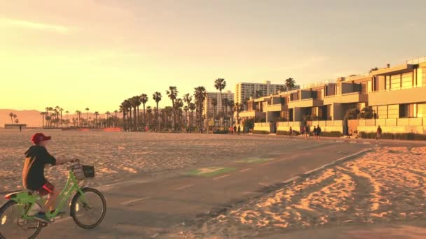 Venice beach, Santa Monica, California, Estados Unidos - 29 de marzo de 2017: Venice beach, Santa Monica, California, Estados Unidos — Vídeo de stock