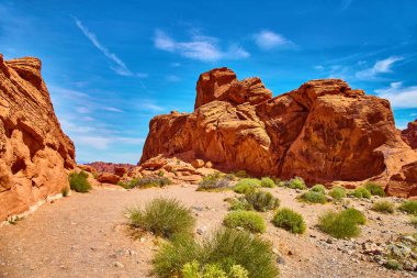 Güney Nevada, yangın State Park vadi, ABD inanılmaz güzel manzara