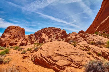 Güney Nevada, yangın State Park vadi, ABD inanılmaz güzel manzara
