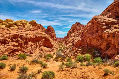 Güney Nevada, yangın State Park vadi, ABD inanılmaz güzel manzara
