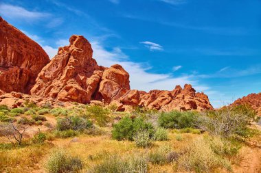 Güney Nevada, yangın State Park vadi, ABD inanılmaz güzel manzara