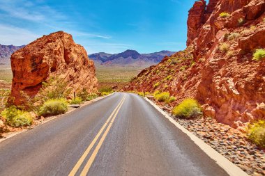 Incredibly beautiful landscape in Southern Nevada, Valley of Fire State Park, USA clipart