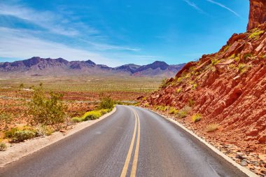 Güney Nevada, yangın State Park vadi, ABD inanılmaz güzel manzara