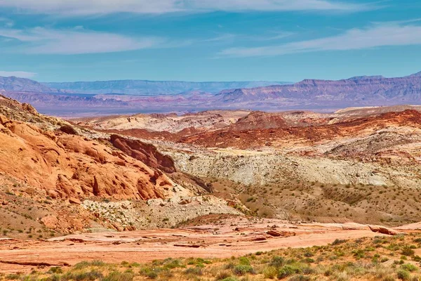 Ongelooflijk mooi landschap in Southern Nevada, vallei van brand State Park, Verenigde Staten — Stockfoto