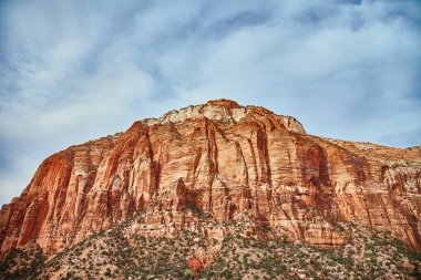 Zion National Park, Washington County, Utah, Amerika içinde inanılmaz güzel manzara