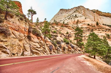 Zion National Park, Washington County, Utah, Amerika içinde inanılmaz güzel manzara