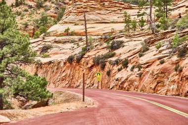Zion National Park, Washington County, Utah, Amerika içinde inanılmaz güzel manzara