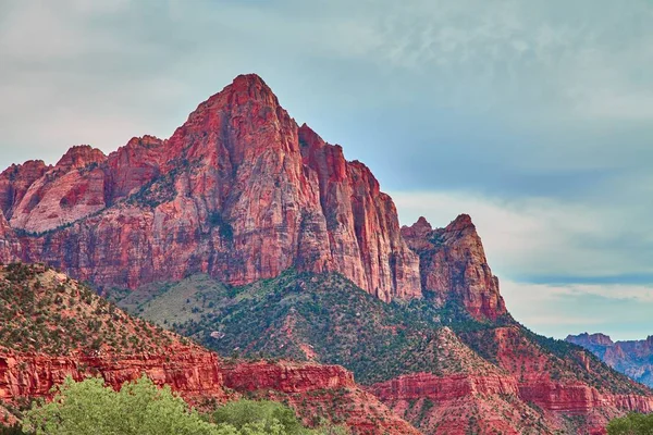 Zion National Park, Washington County, Utah, Amerika içinde inanılmaz güzel manzara