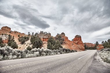Bryce Canyon Milli Parkı, Utah, ABD inanılmaz güzel manzara