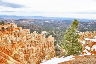 Bryce Canyon Milli Parkı, Utah, ABD inanılmaz güzel manzara