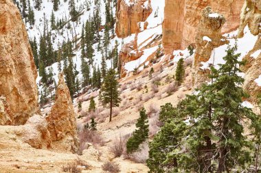 Bryce Canyon Milli Parkı, Utah, ABD inanılmaz güzel manzara