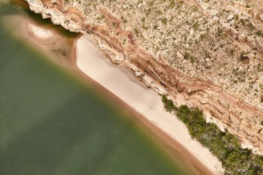 Navajo bridige inanılmaz güzel görünümünden Büyük Kanyon, Arizona, ABD tarihinde