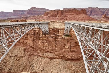 Büyük Kanyon, Arizona, ABD tarihinde inanılmaz güzel Navajo bridige