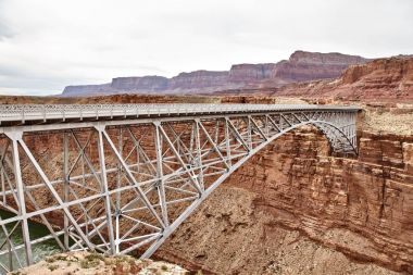 Büyük Kanyon, Arizona, ABD tarihinde inanılmaz güzel Navajo bridige