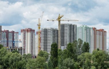 Bina vinç ve binaların yapım aşamasında