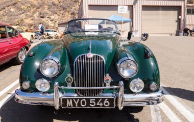 Yeşil 1958 Jaguar Xk 150