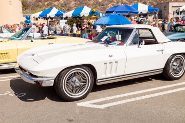 Beyaz 1965 Chevrolet Corvette