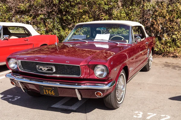 Roter Ford Mustang Baujahr 1966 — Stockfoto