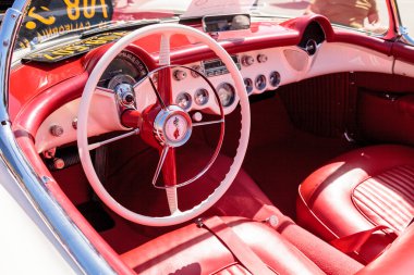 Beyaz 1954 Chevrolet Corvette 