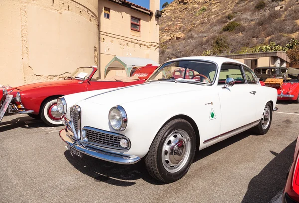 White 1959 Alfa Romeo Givlietta Sprint — Stock Photo, Image