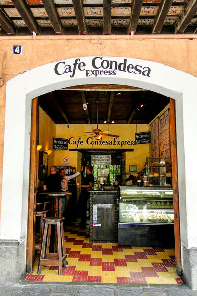 Cafe Condesa restaurant in Antigua, Guatemala