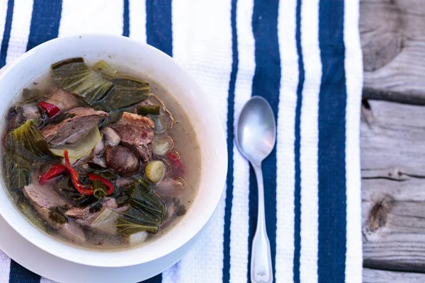 Sopa de pechuga — Foto de Stock