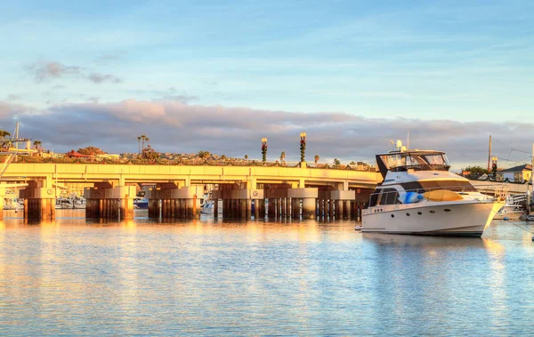 Karácsonykor Balboa Island híd — Stock Fotó