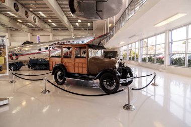 Odunsu 1929 Ford Model bir Station Wagon 