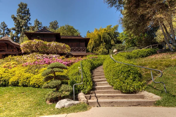 Japanese garden at the Huntington Botanical Gardens Stock Picture