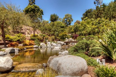 Sakin Japon Dostluk Bahçesi yılında San Di Balboa Park