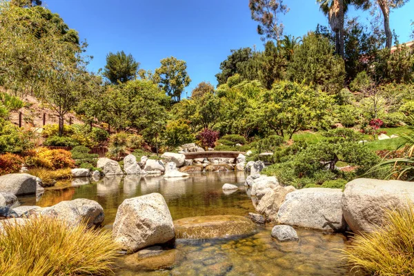 Nyugodt japán barátság kert a Balboa parkban San Di — Stock Fotó