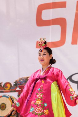 Kore fan dans San Diego Hayvanat Bahçesi Safari parkında gerçekleştirilen.