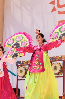 Kore fan dans San Diego Hayvanat Bahçesi Safari parkında gerçekleştirilen.