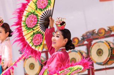 Kore fan dans San Diego Hayvanat Bahçesi Safari parkında gerçekleştirilen.