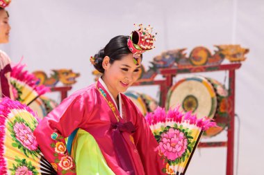 Kore fan dans San Diego Hayvanat Bahçesi Safari parkında gerçekleştirilen.