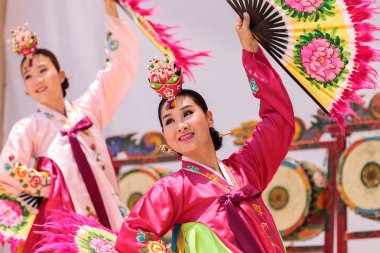 Kore fan dans San Diego Hayvanat Bahçesi Safari parkında gerçekleştirilen.